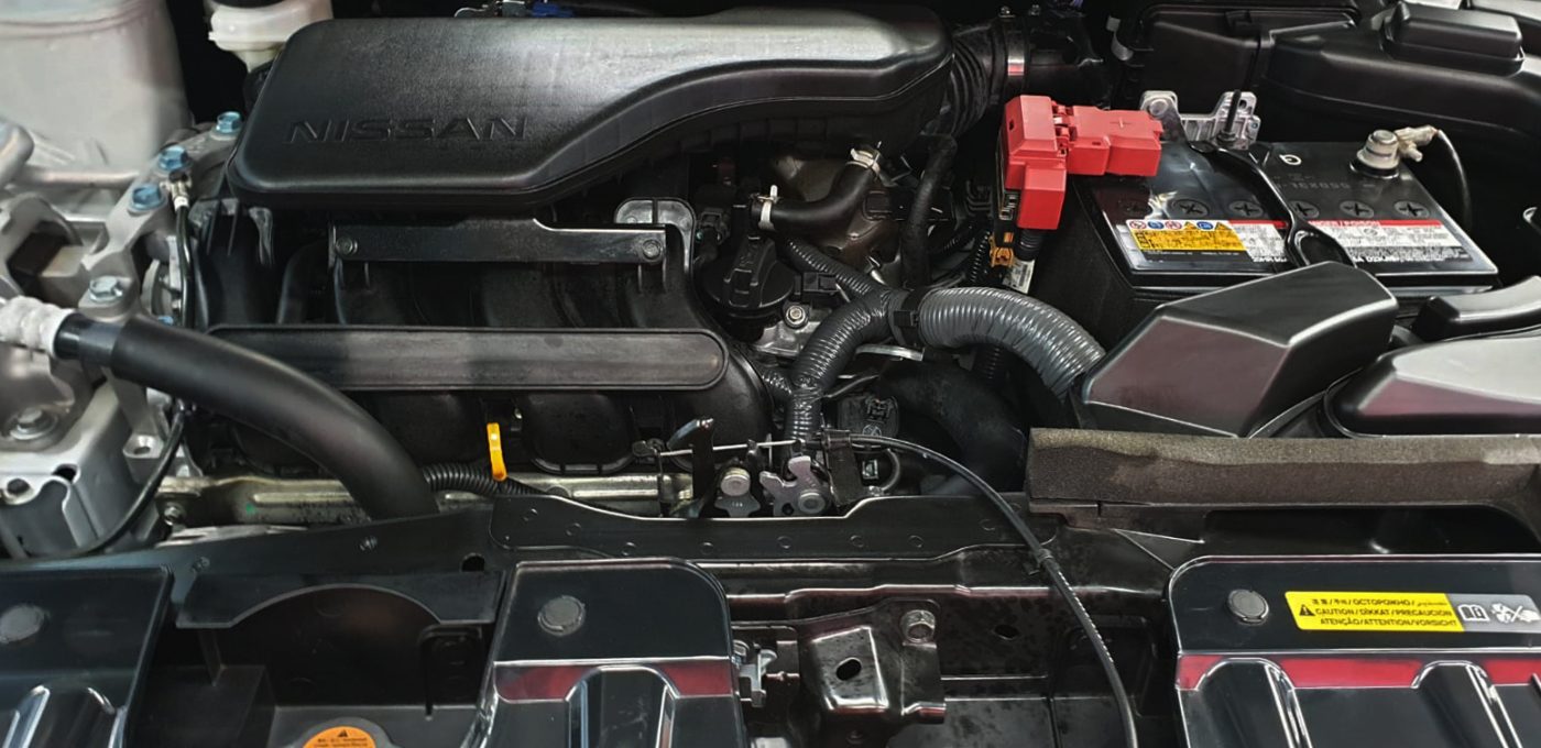 Detail of the Nissan X-Trail's bodywork sealed with ZeTough Titanium.