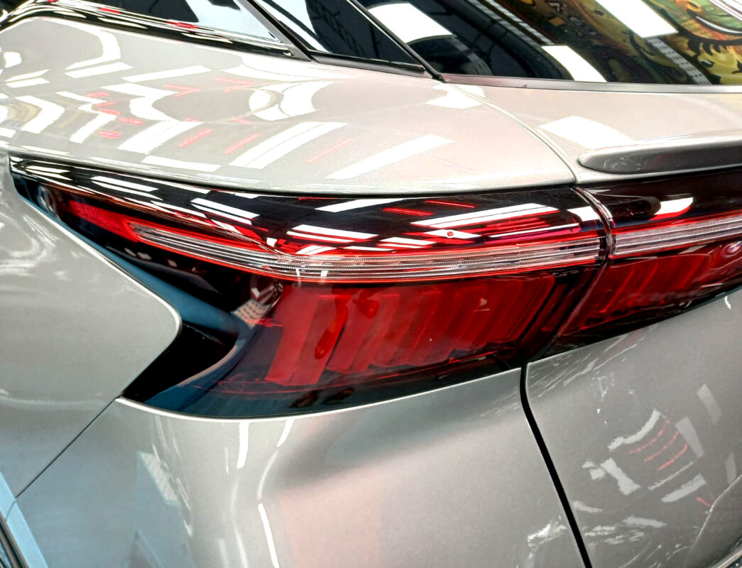 The finished OMODA E5, glossy and protected.
