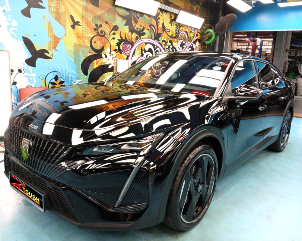 Peugeot 408, sealed with ZeTough Titanium at Revol Carz.