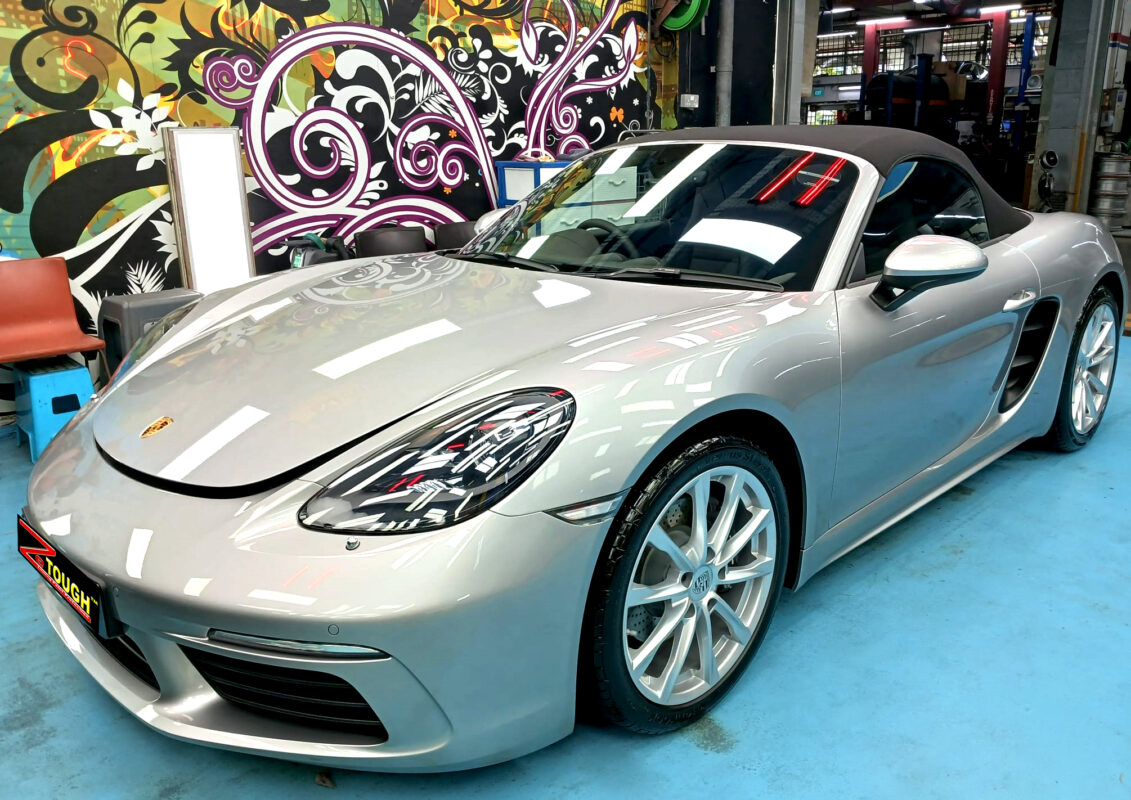 Porsche 718 Boxster, sealed with ZeTough Ceramic at Revol Carz.