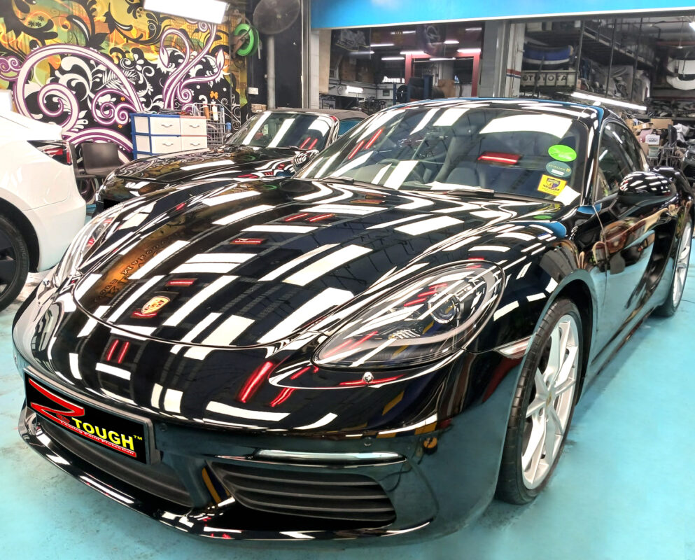 Porsche 718 Cayman, sealed with ZeTough Ceramic at Revol Carz.