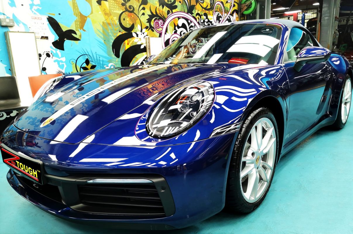Porsche 911 Carrera Cabriolet, sealed with ZeTough Ceramic at Revol Carz.