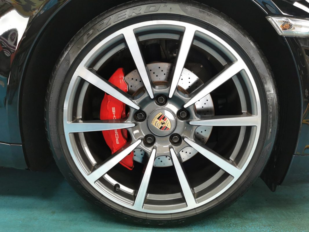 The finished Porsche 911 Carrera ready for collection.
