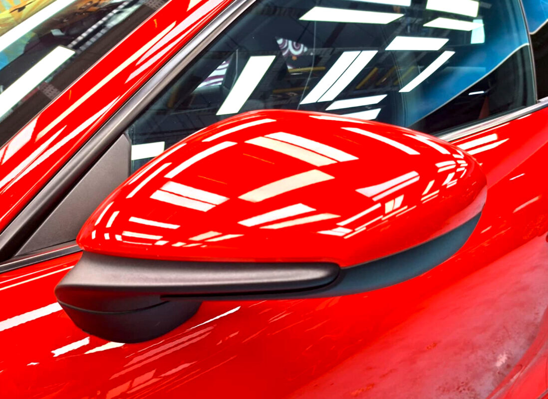 Detailed exterior of the Porsche 911 Carrera.