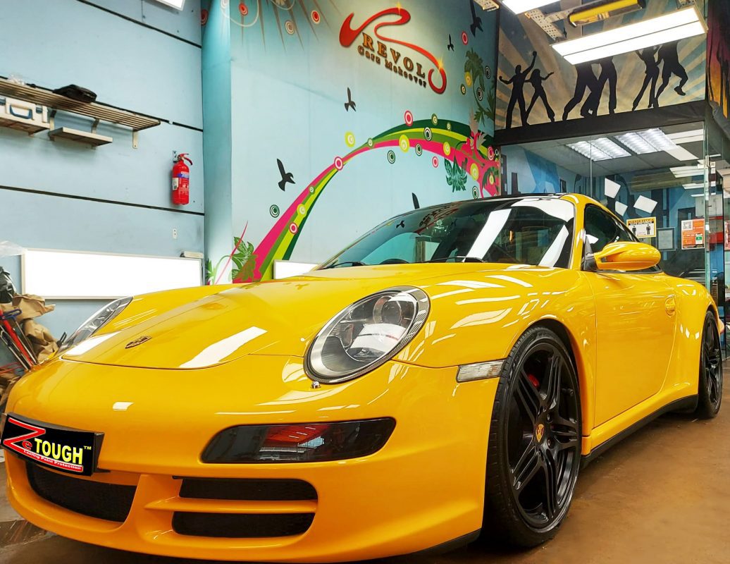 Porsche 911 Targa, sealed with ZeTough Ceramic at Revol Carz.