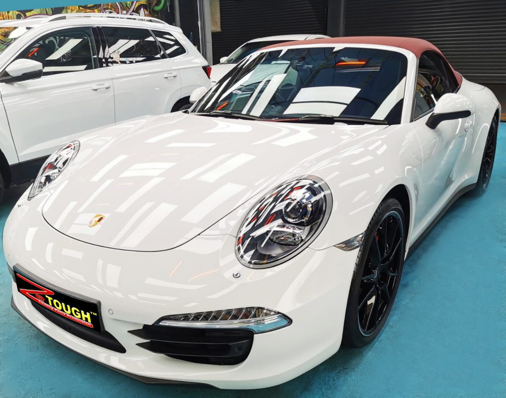 Porsche 911, sealed with ZeTough Titanium at Revol Carz.