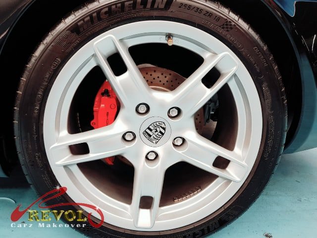 The Porsche C4 Coupe, finished and ready for collection.