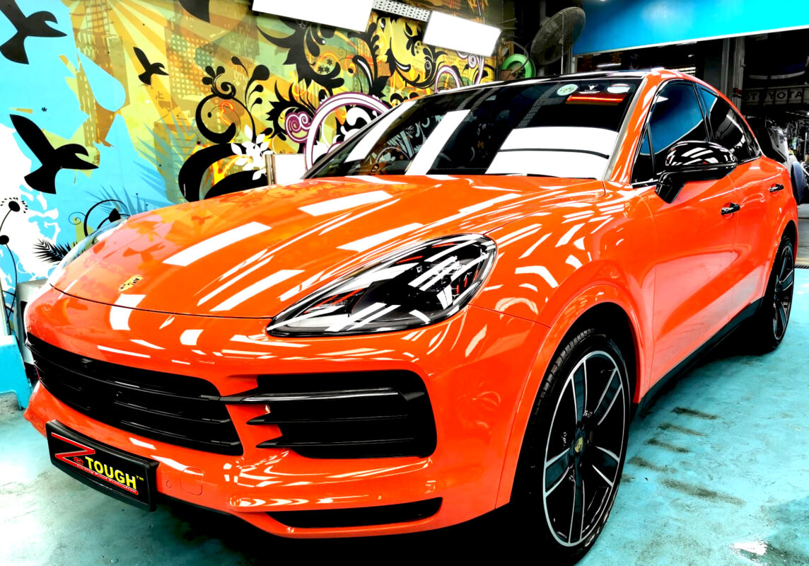 Porsche Cayenne, sealed with ZeTough Ceramic at Revol Carz.