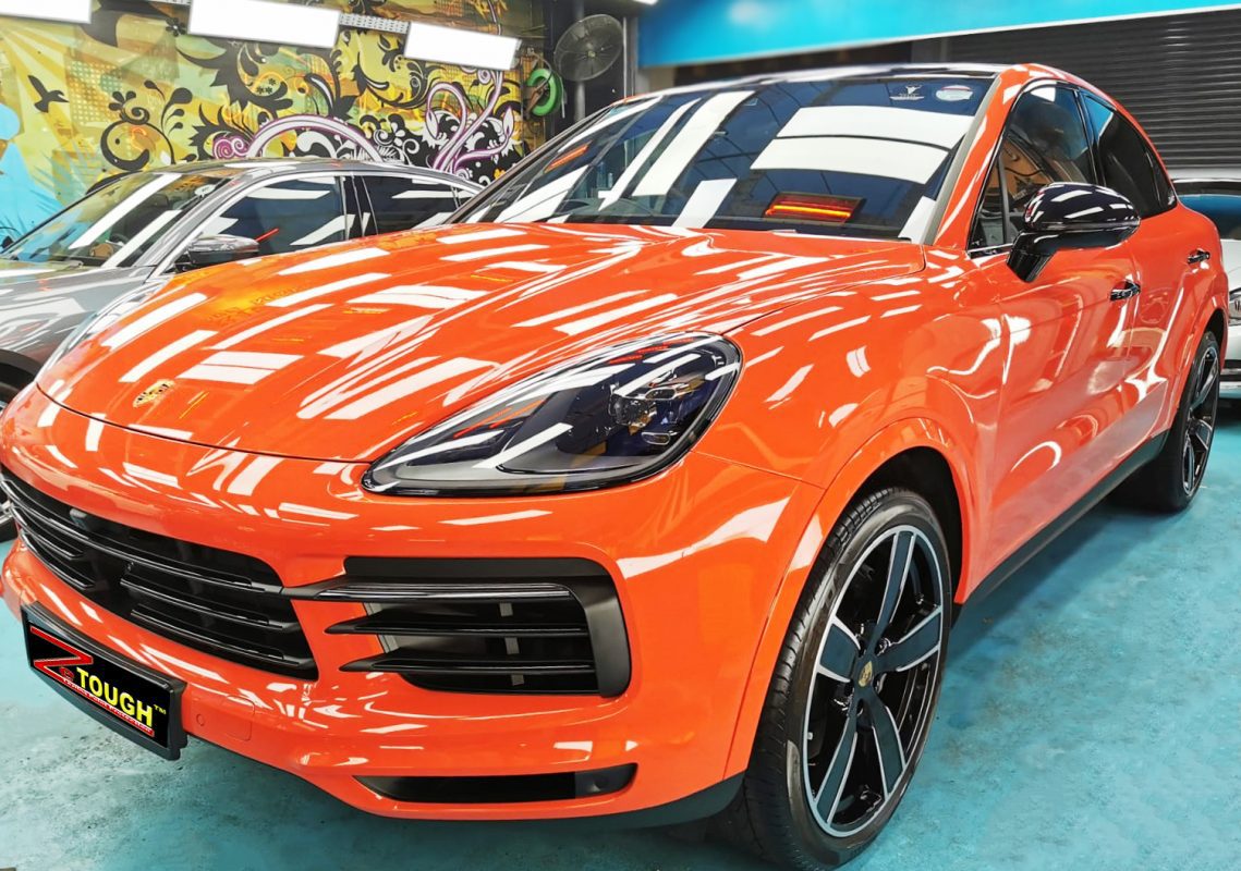 Porsche Cayenne, sealed with ZeTough Ceramic at Revol Carz.