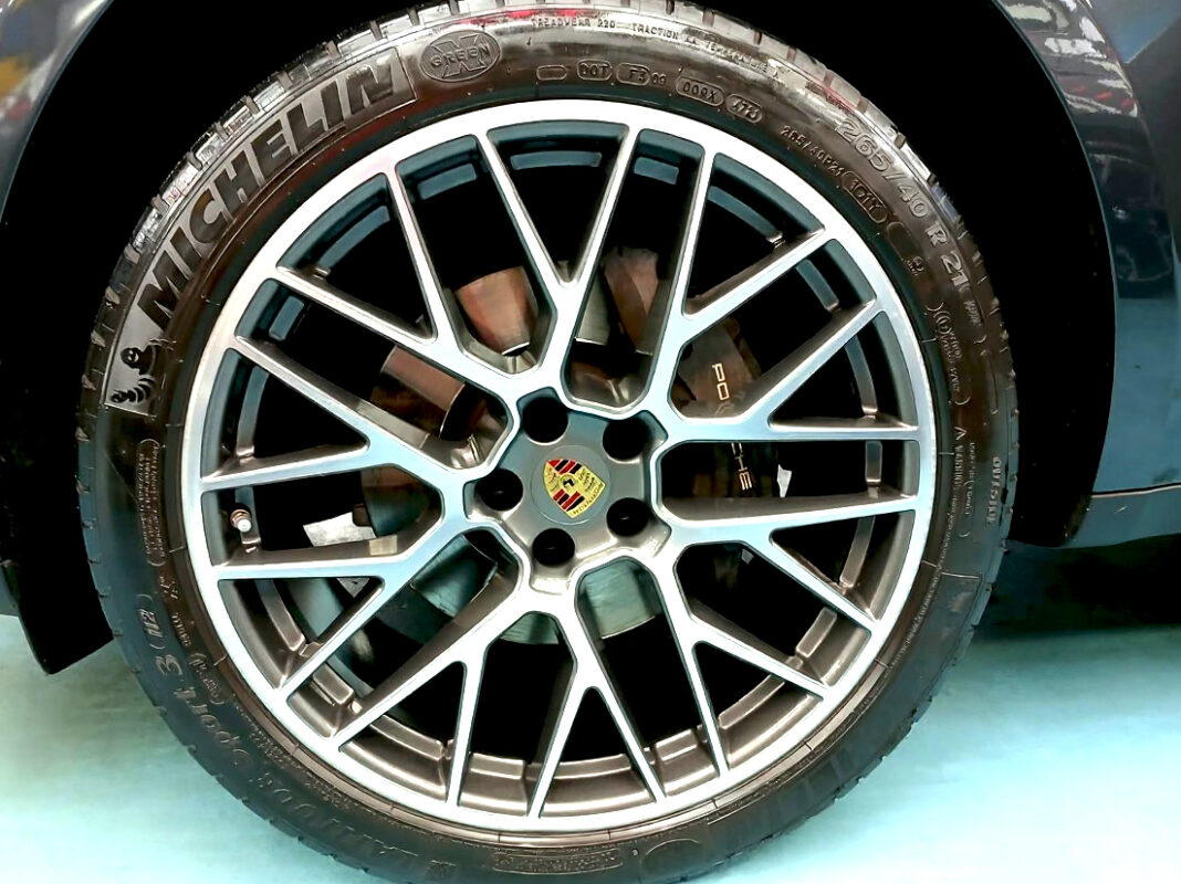 The Porsche Macan ready for the owner to collect.