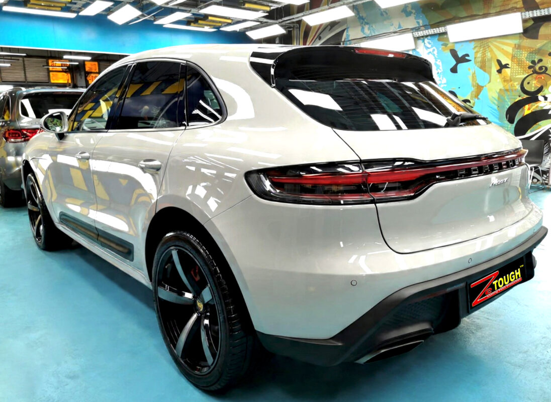 The Porsche Macan after its ZeTough coating.
