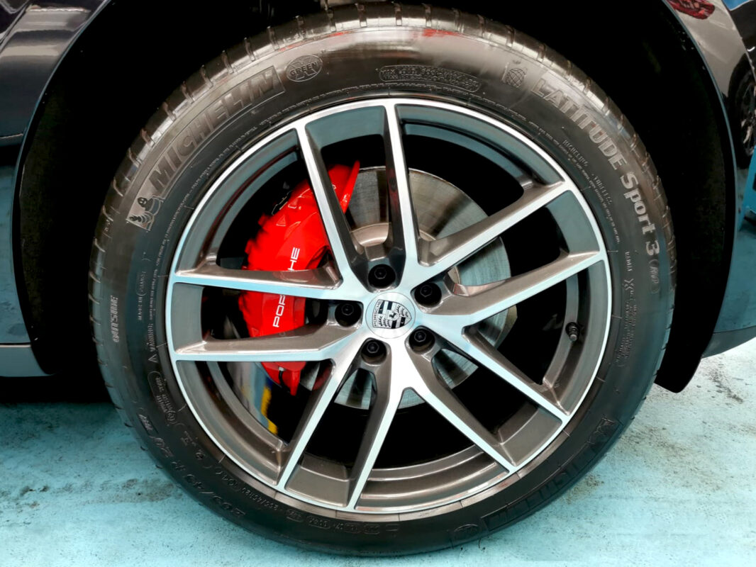 The Porsche Macan S ready for the owner to collect.