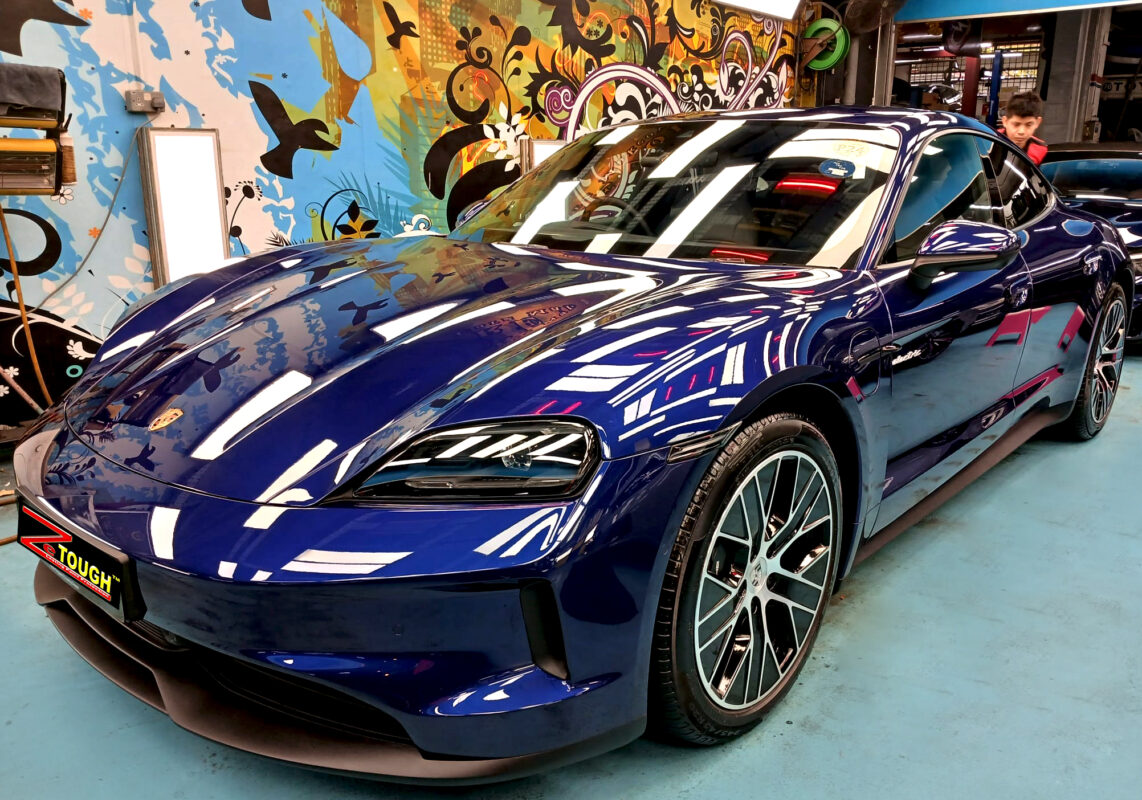 Porsche Taycan II, sealed with ZeTough Titanium at Revol Carz.