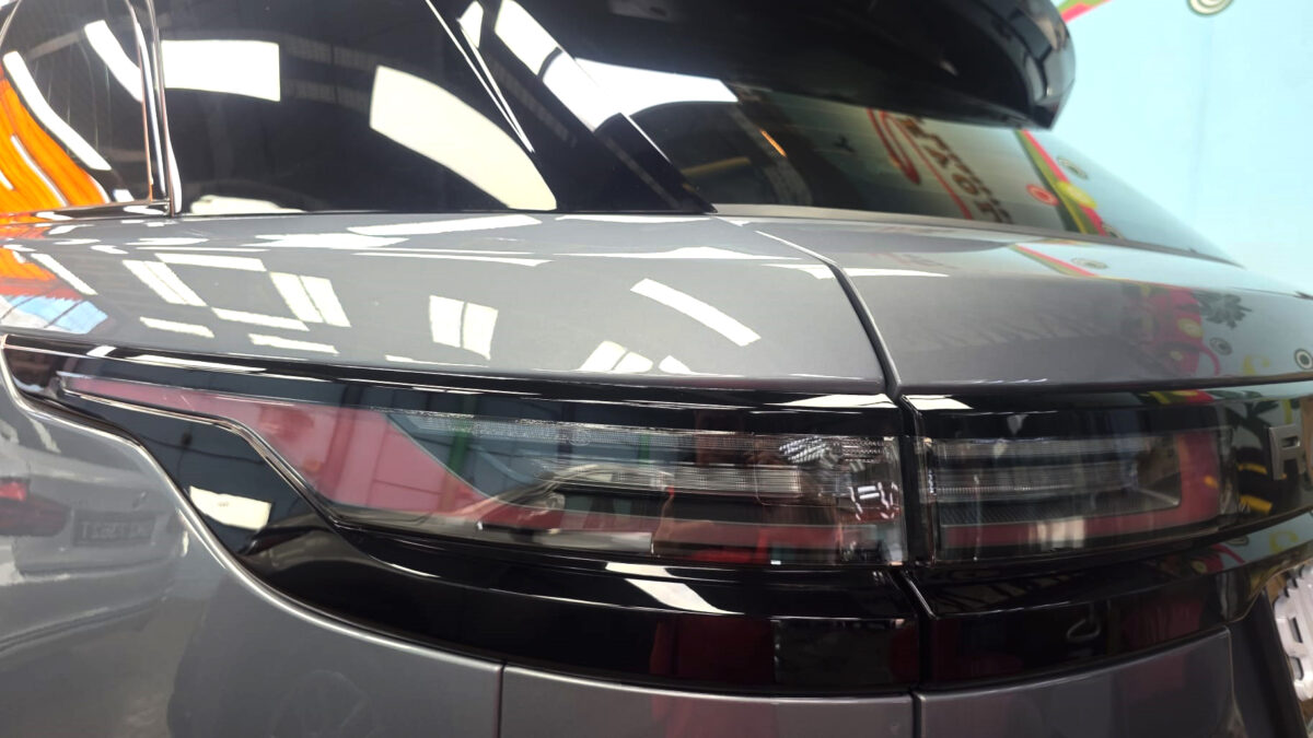The Range Rover Velar after its ZeTough coating.