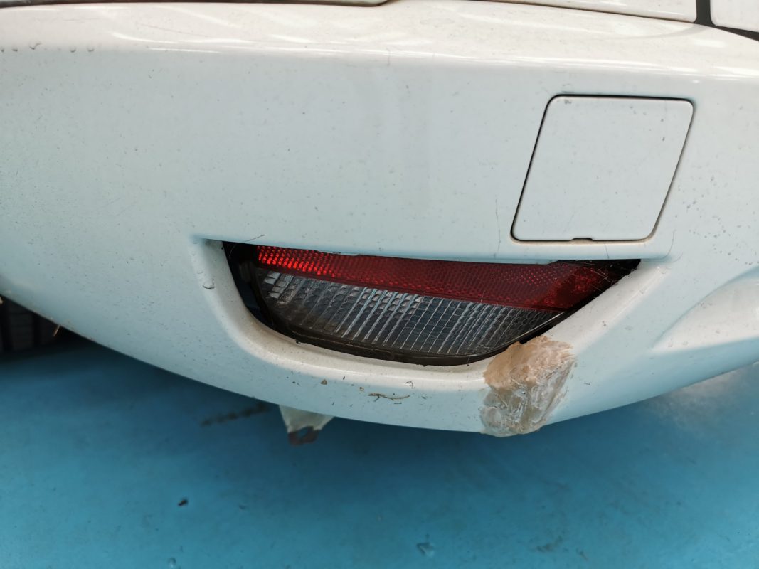 The Renault Megane from another angle at intake.