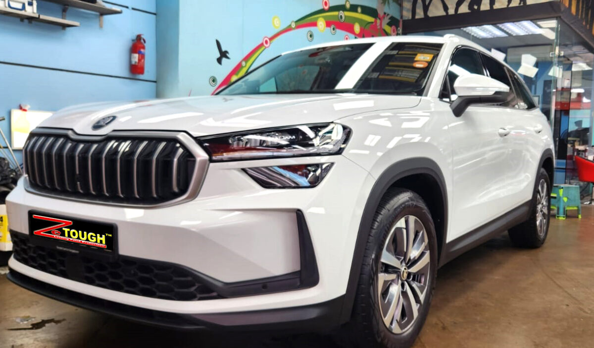 Skoda Kodiaq, sealed with ZeTough Ceramic at Revol Carz.