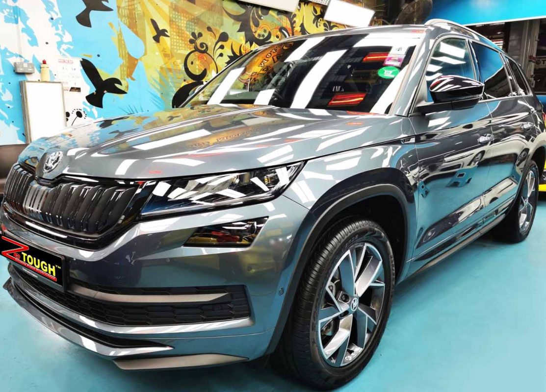 Skoda Kodiaq, sealed with ZeTough Ceramic at Revol Carz.
