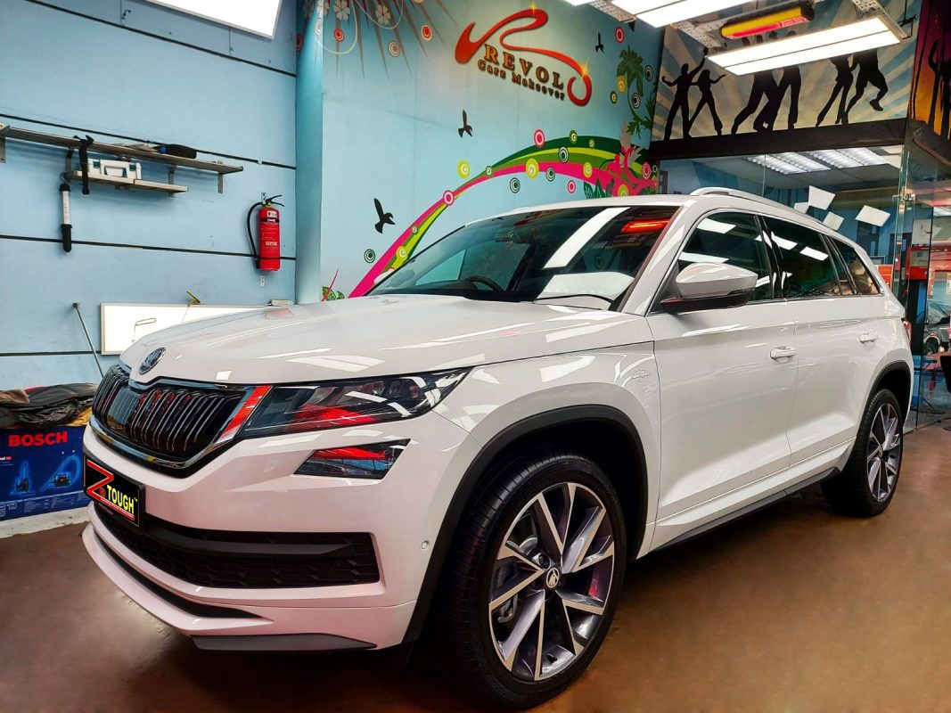 Skoda Kodiaq, sealed with ZeTough Titanium at Revol Carz.