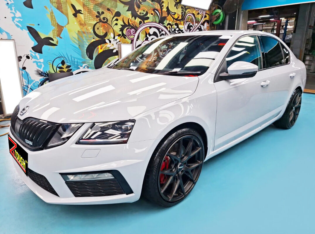 Skoda Octavia, sealed with ZeTough Titanium at Revol Carz.