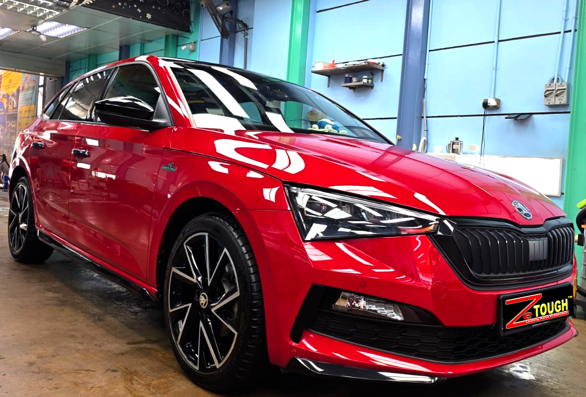 Skoda Scala, sealed with ZeTough Ceramic at Revol Carz.
