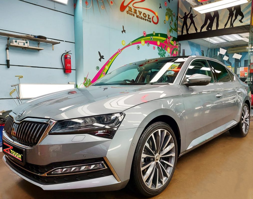 Skoda Superb, sealed with ZeTough Ceramic at Revol Carz.