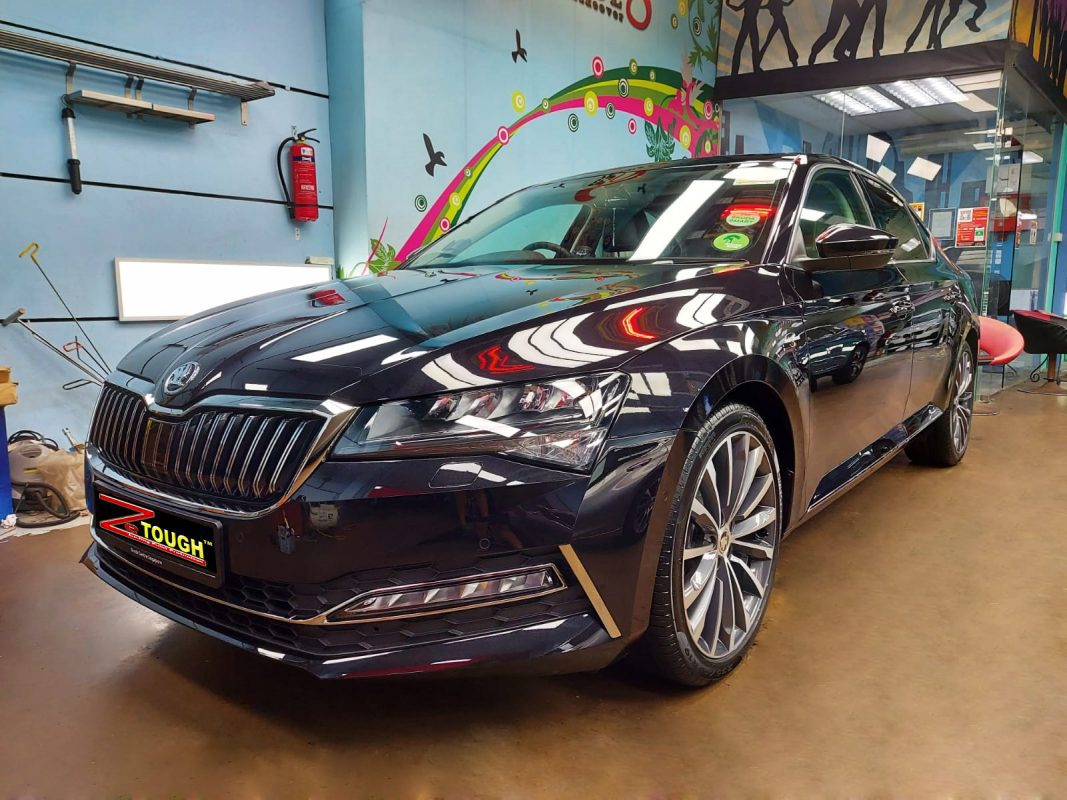 Skoda Superb, sealed with ZeTough Titanium at Revol Carz.