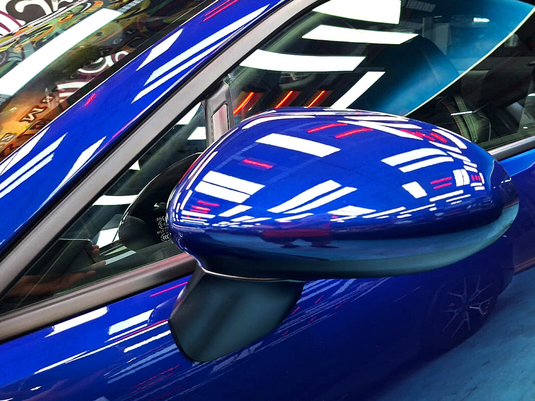 Detailed exterior of the Subaru BRZ.