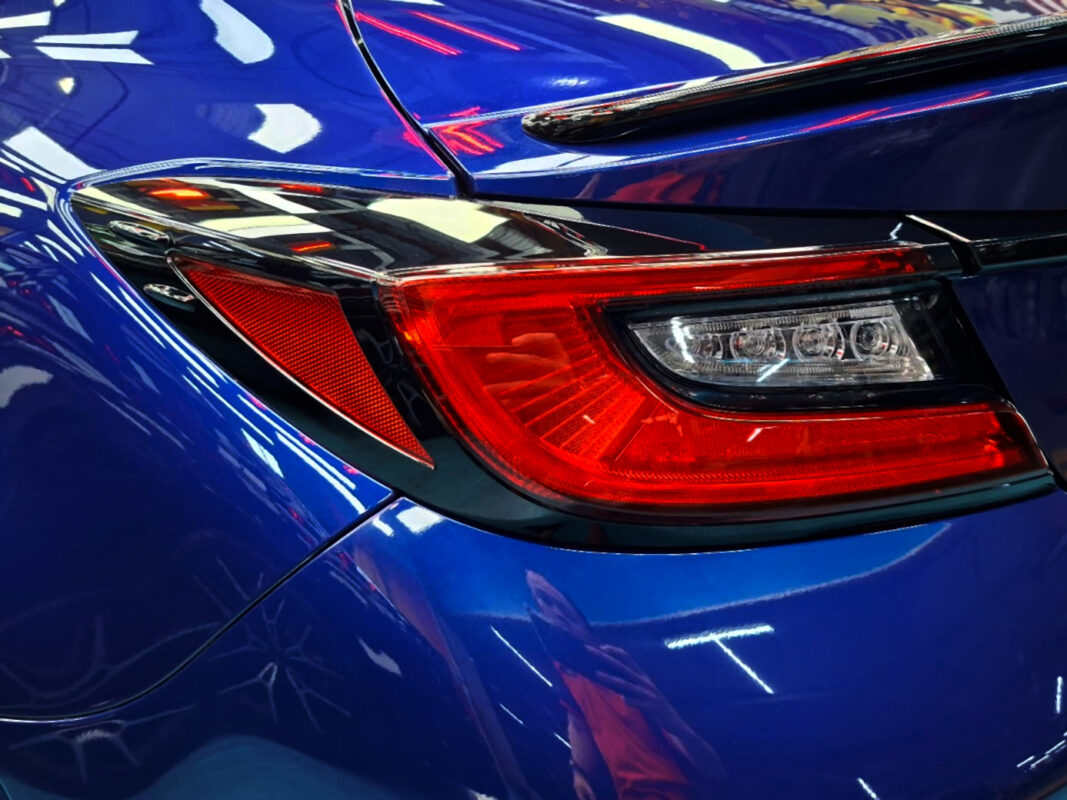 The finished Subaru BRZ, glossy and protected.