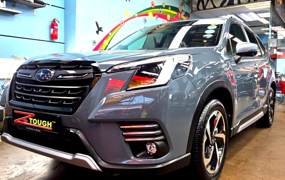 Subaru Forester, sealed with ZeTough Titanium at Revol Carz.