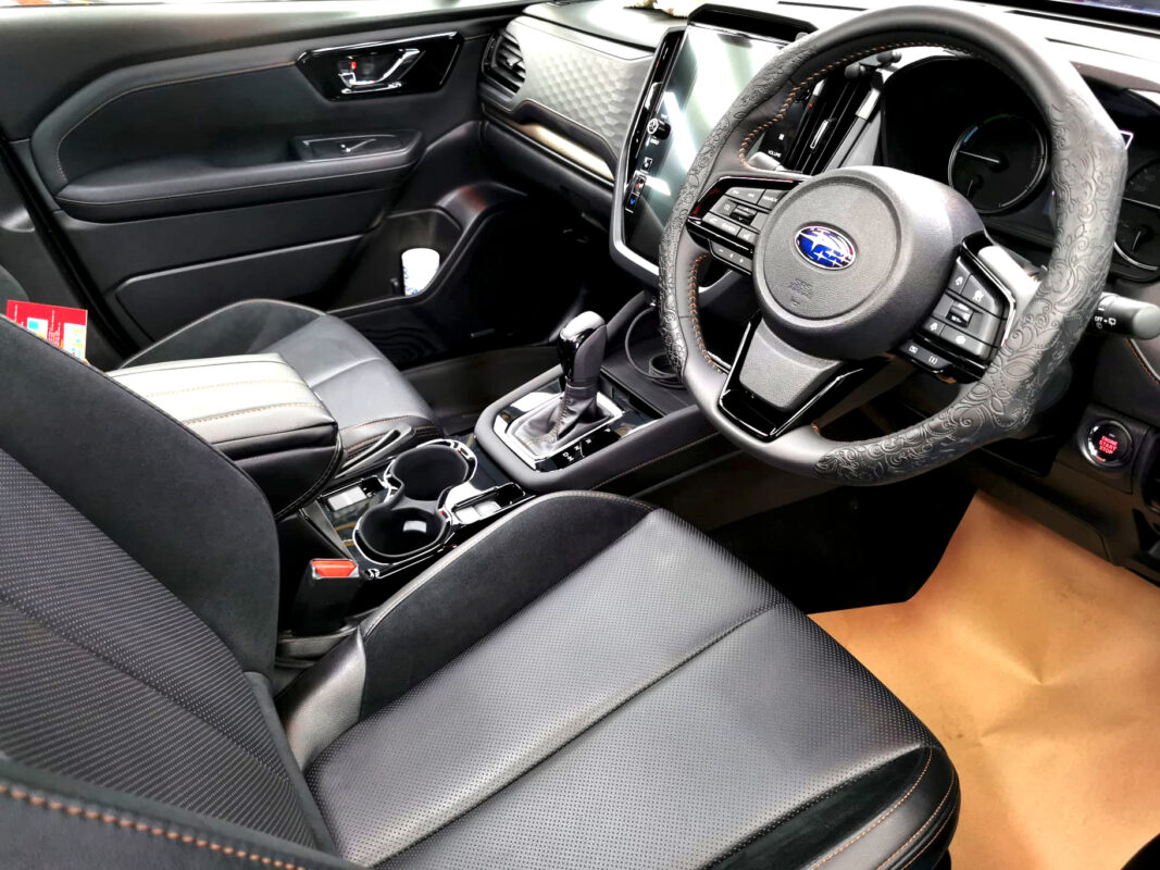 The Subaru Forester's protected, high-gloss finish.