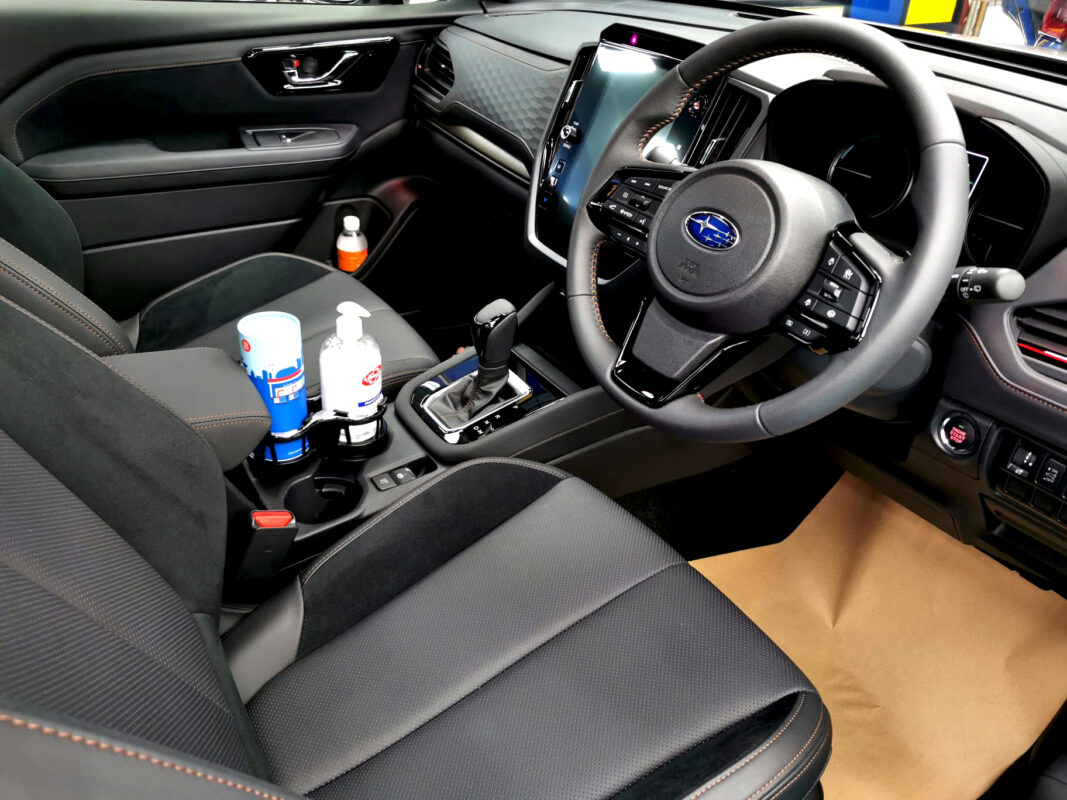 The Subaru Forester's protected, high-gloss finish.