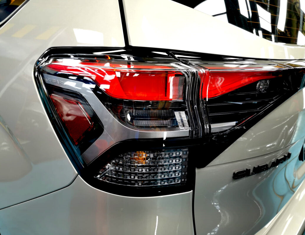 The finished Subaru Forester, glossy and protected.