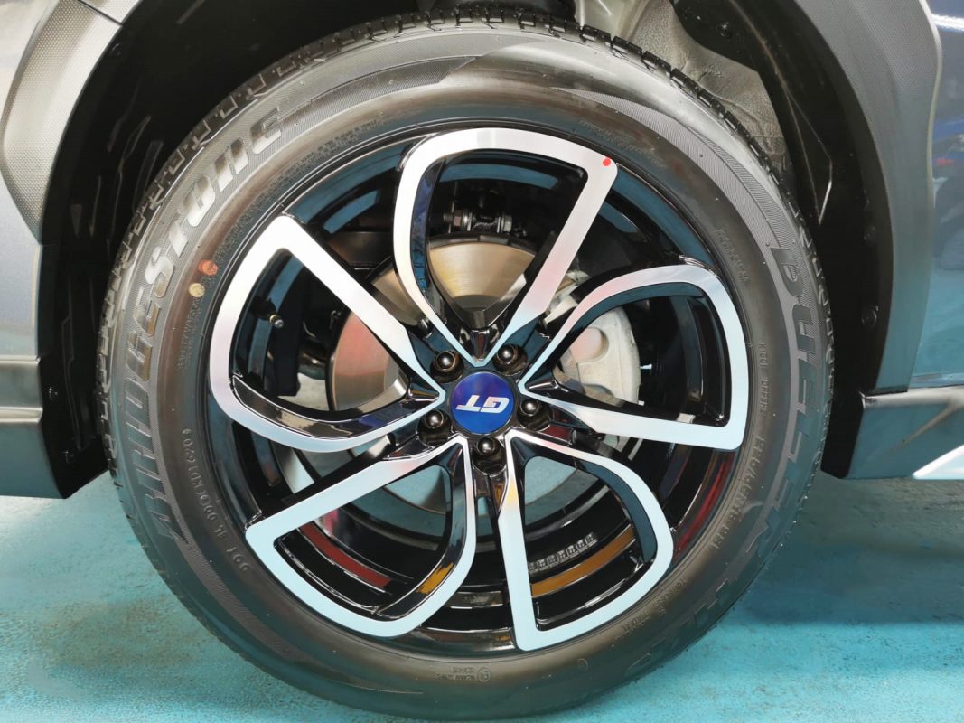 The Subaru XV, finished and ready for collection.