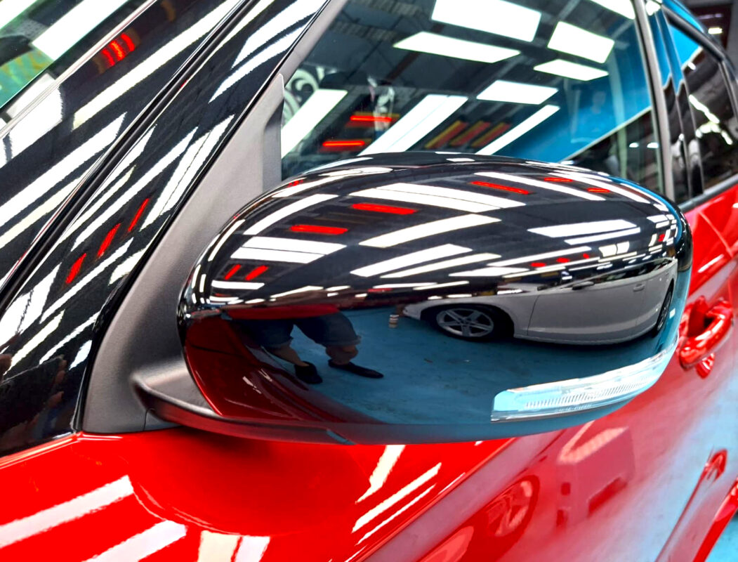 Detailed exterior of the Suzuki Swift.
