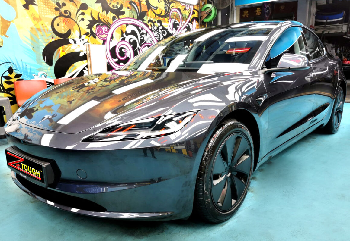 Tesla Model 3, sealed with ZeTough Titanium at Revol Carz.