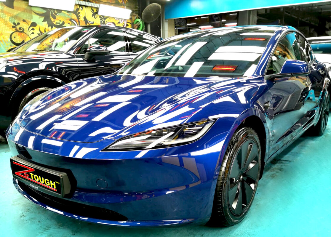 Tesla Model 3, sealed with ZeTough Ceramic at Revol Carz.