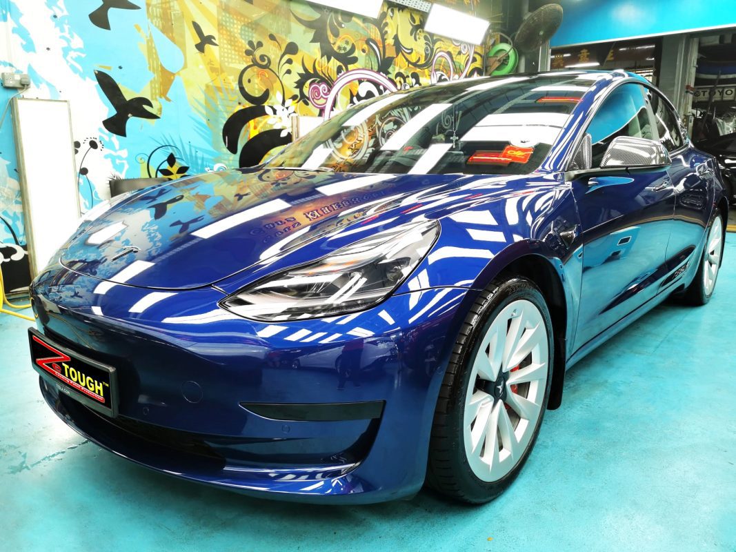 Tesla Model 3, sealed with ZeTough Ceramic at Revol Carz.