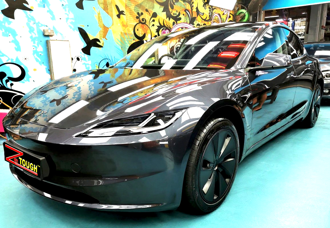Tesla Model 3, sealed with ZeTough Ceramic at Revol Carz.
