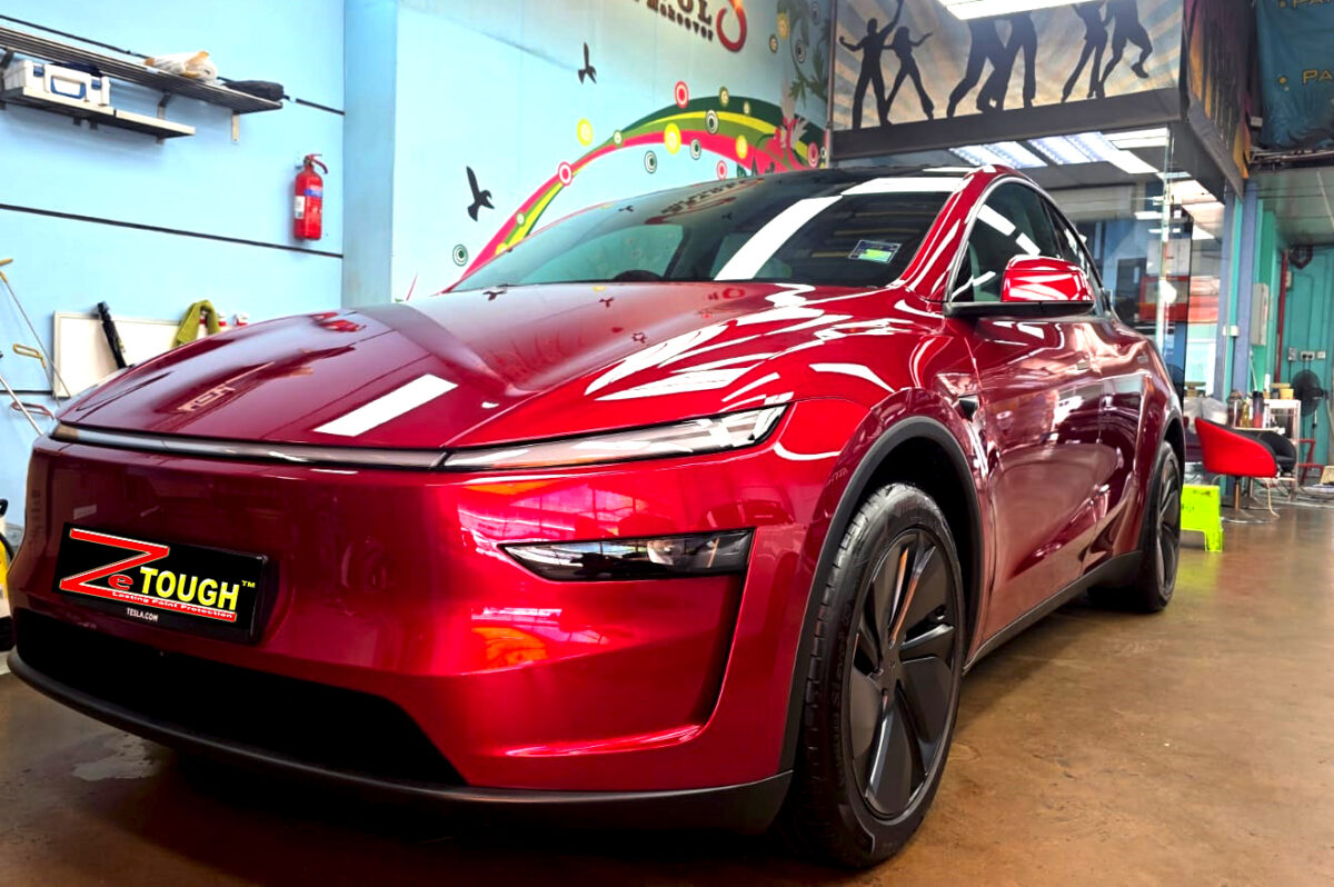 Tesla Model Y, sealed with ZeTough Titanium at Revol Carz.