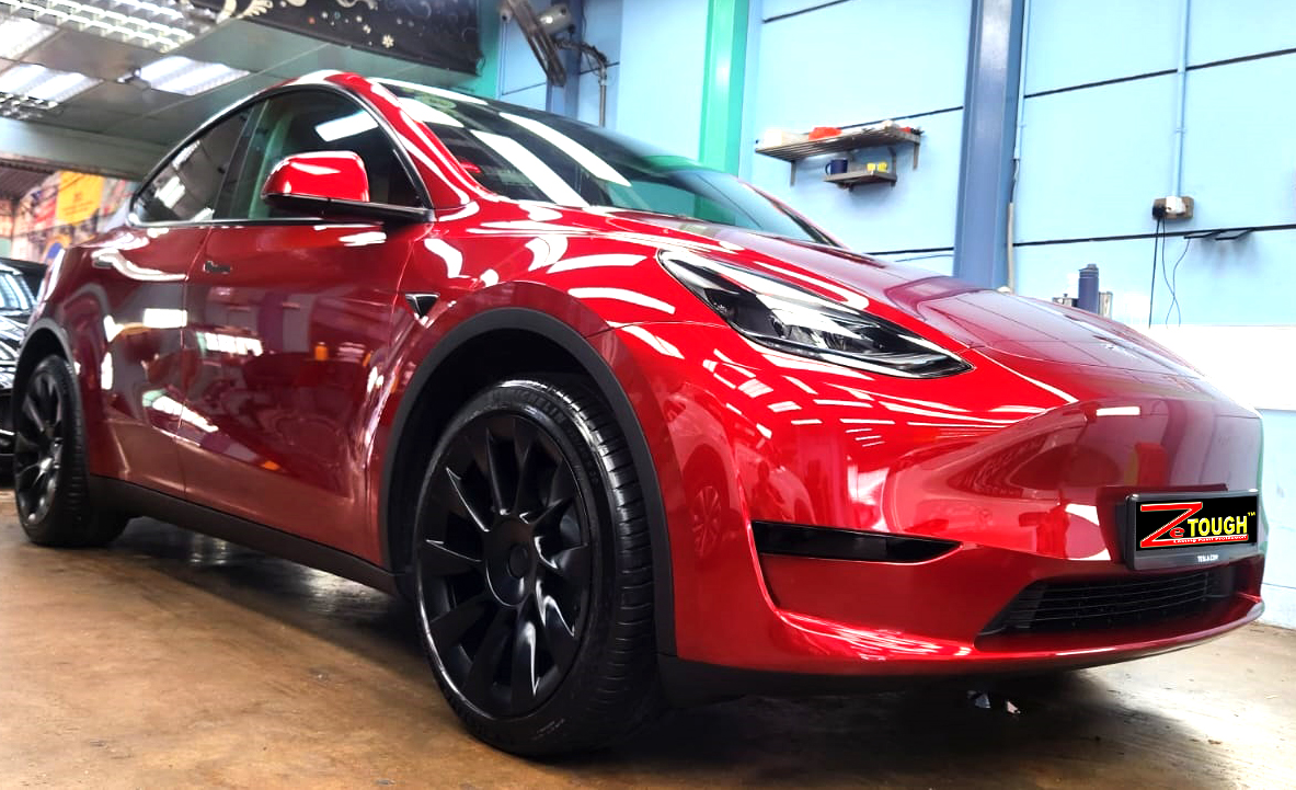 Tesla Model Y, sealed with ZeTough Ceramic at Revol Carz.