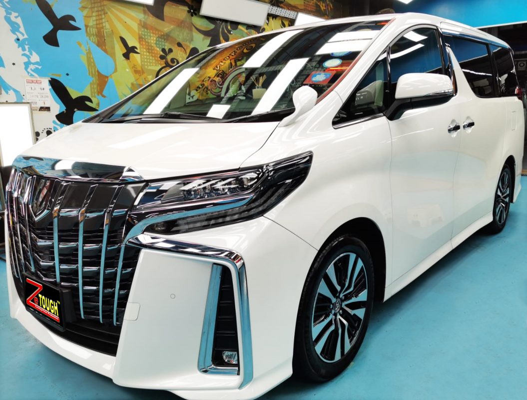 Toyota Alphard, sealed with ZeTough Ceramic at Revol Carz.