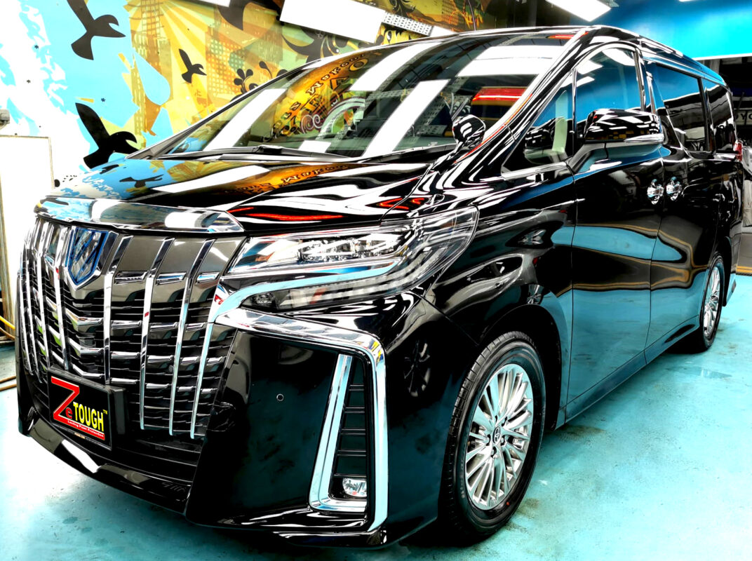 Toyota Alphard, sealed with ZeTough Titanium at Revol Carz.