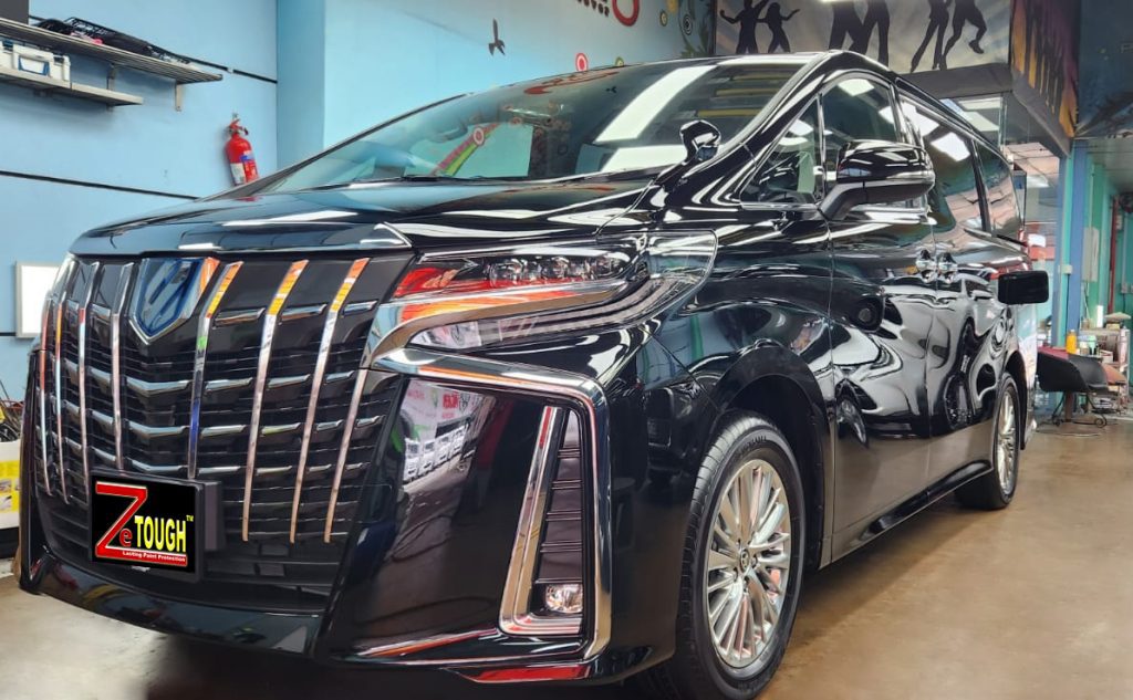 Toyota Alphard, sealed with ZeTough Ceramic at Revol Carz.