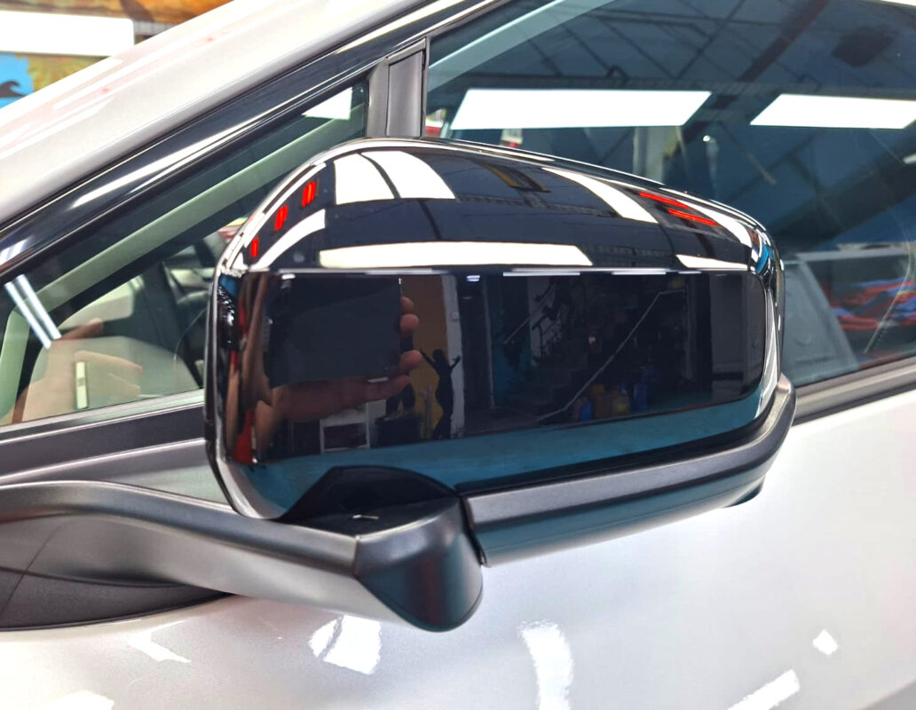 Detailed exterior of the Toyota bZ4X.