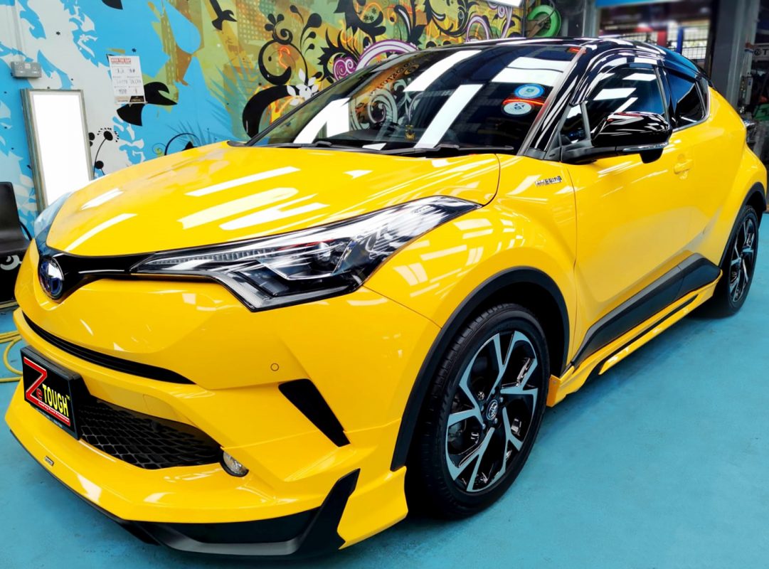 Toyota C-HR Hybrid, sealed with ZeTough Titanium at Revol Carz.