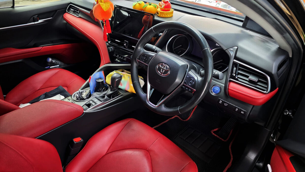 The Toyota Camry's protected, high-gloss finish.