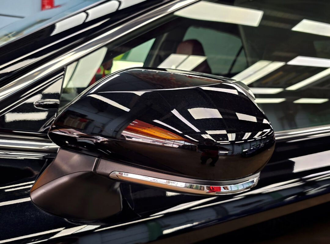 Detailed exterior of the Toyota Camry.