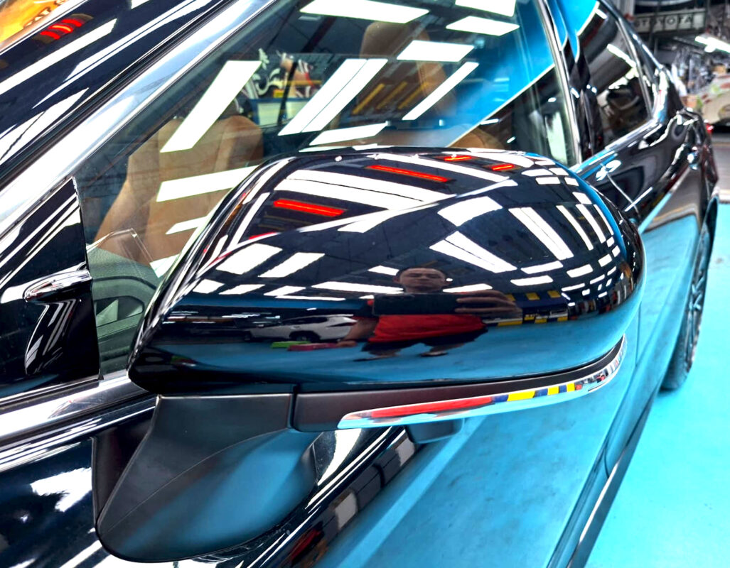 Detailed exterior of the Toyota Camry.