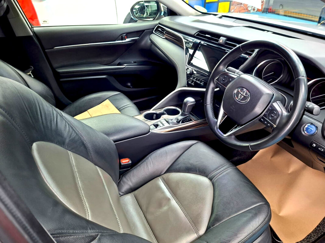 The Toyota Camry's protected, high-gloss finish.