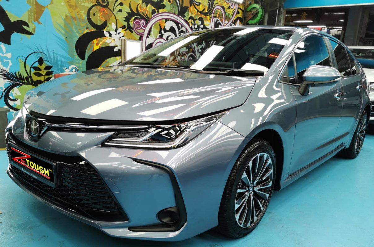 Toyota Corolla Altis, sealed with ZeTough Titanium at Revol Carz.